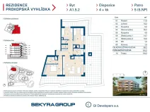Prodej bytu 4+kk, Praha - Jinonice, Radlická, 98 m2