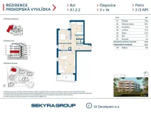 Prodej bytu 3+kk, Praha - Jinonice, Radlická, 76 m2