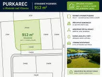 Prodej pozemku pro bydlení, Hluboká nad Vltavou, 912 m2