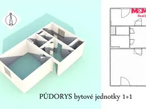 Prodej bytu 1+1, Kolín - Kolín V, U Borků, 50 m2