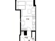 Prodej bytu 1+kk, Praha - Holešovice, Vinařská, 31 m2