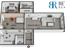Prodej bytu 3+1, Přerov - Přerov I-Město, tř. 17. listopadu, 78 m2