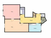 Prodej bytu 2+1, Praha - Bubeneč, Veletržní, 93 m2