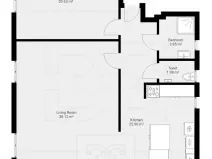 Pronájem bytu 2+1, Praha - Braník, 90 m2
