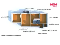 Prodej bytu 3+1, Nýrsko, Sídliště I, 56 m2