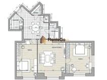 Pronájem bytu 3+kk, Praha - Nusle, U gymnázia, 95 m2