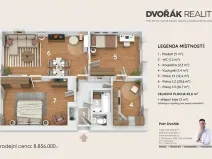 Prodej bytu 3+1, Praha - Braník, Branická, 65 m2