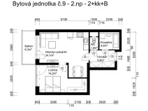 Prodej bytu 2+kk, Lanškroun, Vančurova, 50 m2