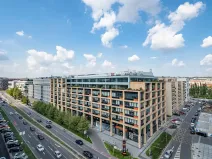 Pronájem kanceláře, Praha - Karlín, Rohanské nábřeží, 877 m2