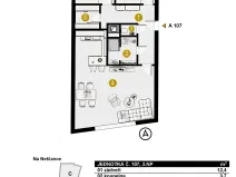 Prodej bytu 3+kk, Praha - Smíchov, Nad Koulkou, 96 m2