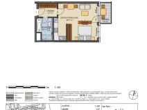 Prodej bytu 1+kk, Praha, Honzíkova, 41 m2