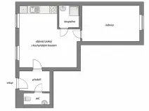 Pronájem bytu 2+kk, Brandýs nad Labem-Stará Boleslav, Ivana Olbrachta, 48 m2