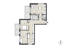 Prodej bytu 4+kk, Praha - Radotín, náměstí Osvoboditelů, 97 m2