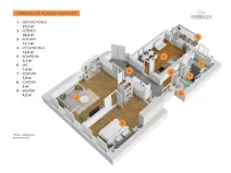 Prodej bytu 2+1, Praha - Karlín, Vítkova, 100 m2
