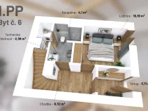 Prodej bytu 2+kk, Jablonec nad Nisou, Revoluční, 51 m2
