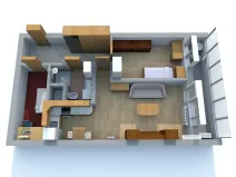 Pronájem bytu 2+kk, Hradec Králové, Pospíšilova, 55 m2