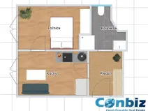 Prodej bytu 2+kk, Praha - Holešovice, Jirečkova, 39 m2