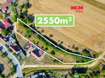 Prodej pozemku pro bydlení, Vícenice, 2550 m2