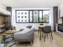 Pronájem bytu 1+kk, Praha - Karlín, Pobřežní, 27 m2