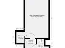 Prodej bytu 1+kk, Praha - Hodkovičky, Pod lysinami, 29 m2