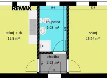 Pronájem bytu 2+kk, Chlumec nad Cidlinou, Rooseveltova, 41 m2
