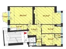 Pronájem bytu 3+1, Brno, Smetanova, 68 m2