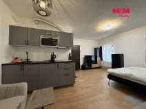 Pronájem bytu 1+kk, Líšnice, Spálený Mlýn, 27 m2