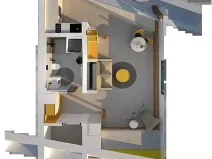 Pronájem atypického bytu, Litomyšl, Šmilovského, 42 m2