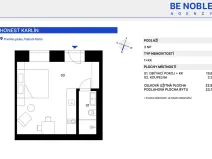 Prodej bytu 1+kk, Praha - Karlín, Prvního pluku, 23 m2