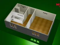 Prodej bytu 1+1, Chomutov, Kamenná, 36 m2