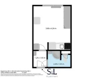 Prodej bytu 1+kk, Ústí nad Labem, Gagarinova, 21 m2