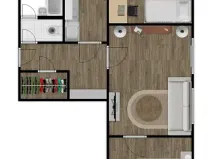 Prodej bytu 3+1, Písek, třída Přátelství, 64 m2