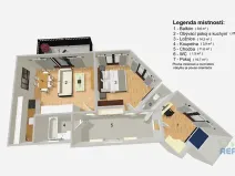 Prodej bytu 3+kk, Praha - Modřany, Kolmanova, 68 m2