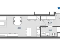 Prodej bytu 1+kk, Brno, Hvězdová, 39 m2
