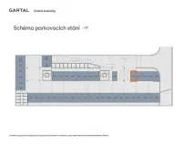 Prodej garážového stání, Praha - Běchovice, Českobrodská, 12 m2