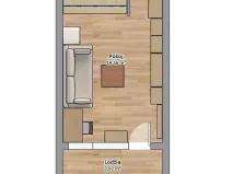 Pronájem bytu 1+kk, Dobřany, Sokolovská, 24 m2