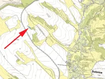 Prodej louky, Dubnice, 1175 m2