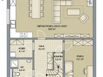Prodej rodinného domu, Poděbrady, 138 m2