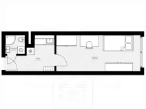 Pronájem bytu 1+1, Praha - Horní Měcholupy, Milánská, 20 m2