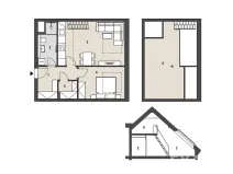 Prodej bytu 2+kk, Praha - Radotín, náměstí Osvoboditelů, 50 m2