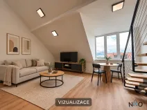 Pronájem bytu 1+kk, Úherce, Hlavní, 54 m2
