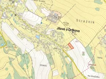 Prodej podílu pozemku pro bydlení, Jílové u Držkova, 672 m2