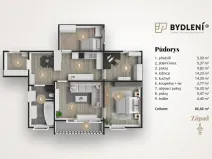 Prodej bytu 4+1, Teplice, Maršovská, 82 m2