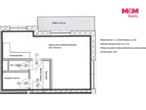 Pronájem bytu 1+kk, Plzeň - Litice, Vysoká, 38 m2