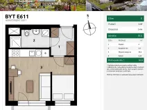 Prodej bytu 1+kk, Praha - Hostivař, Arnošta Staňka, 31 m2