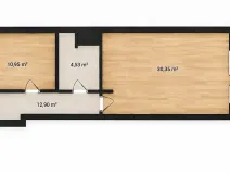 Prodej bytu 2+kk, Praha - Libeň, Českomoravská, 59 m2