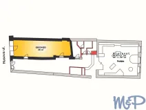 Pronájem obchodního prostoru, Jihlava, Husova, 36 m2