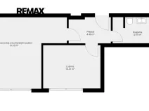 Pronájem bytu 2+kk, Praha - Radlice, U Komína, 41 m2