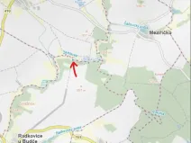 Prodej lesa, Radkovice u Budče, 783 m2
