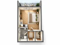 Pronájem bytu 1+kk, Uhlířské Janovice, Hrnčířská, 35 m2